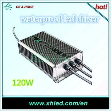 waterproof led driver ip66 ROHS dimmable led driver ODM / OEM be supported 120W led driver