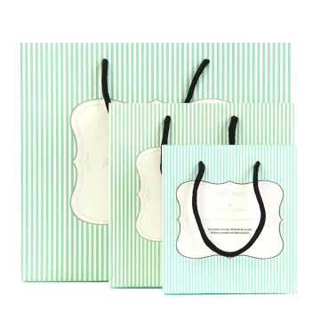 Custom Paper Bags Logo With Printed Inside