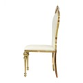 Gold Metal Dining High Back Wedding Banket Stoelen