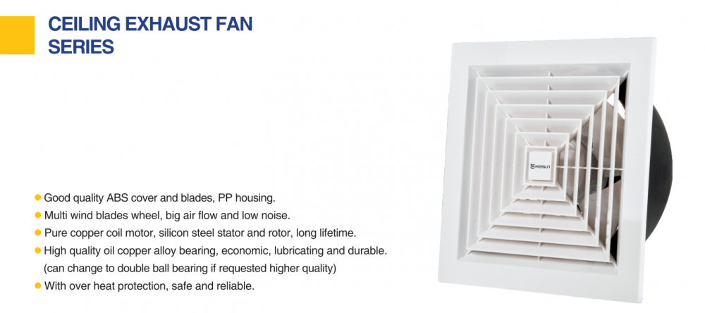 Hot Wall mounted celling exhaust fan