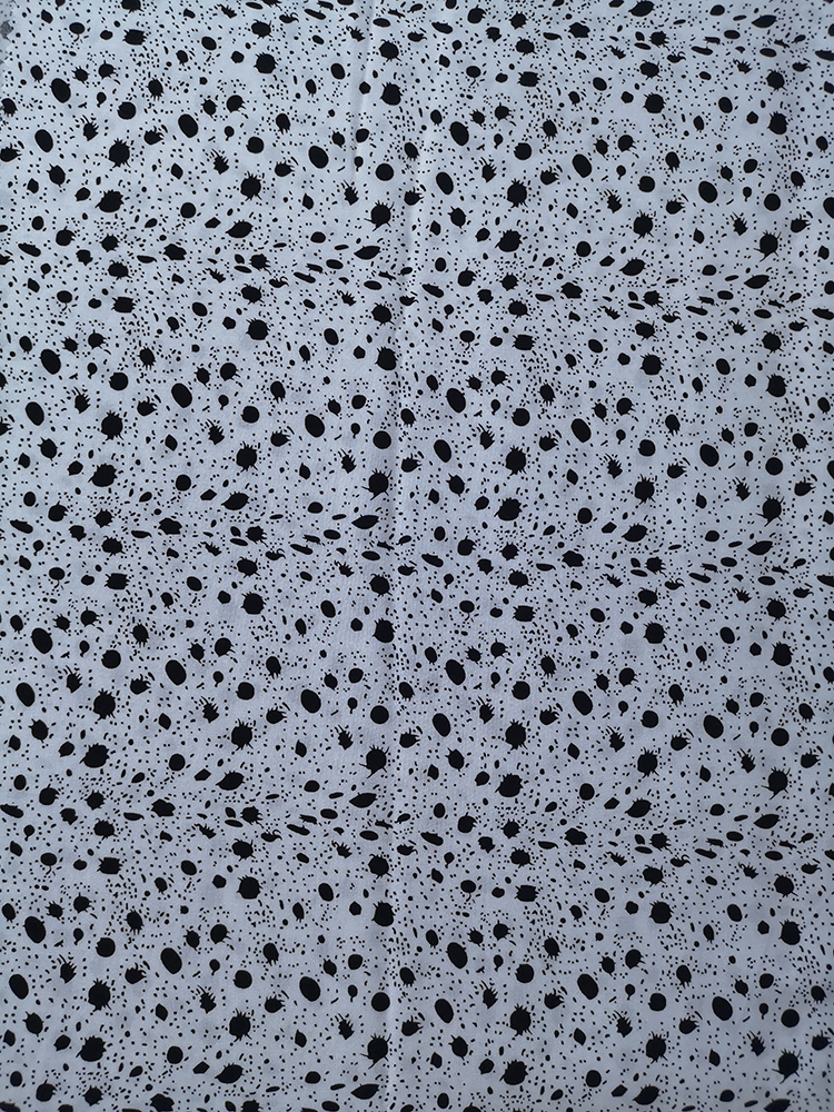 Dots Design Rayon Voile 60S Printing Woven Fabric