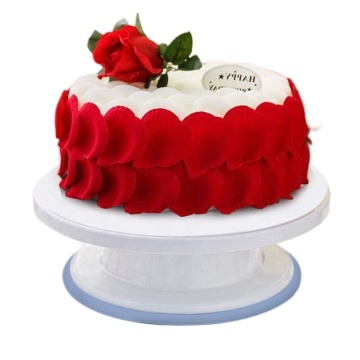 JHY Baking Accessories: Discover the Perfect Plastic Rotating Cake Decorating Turntable for Your Kitchen Display