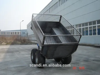 Professional Farm Trailer Manufacturer 4W-A06 Farm Trailer CE Certificate