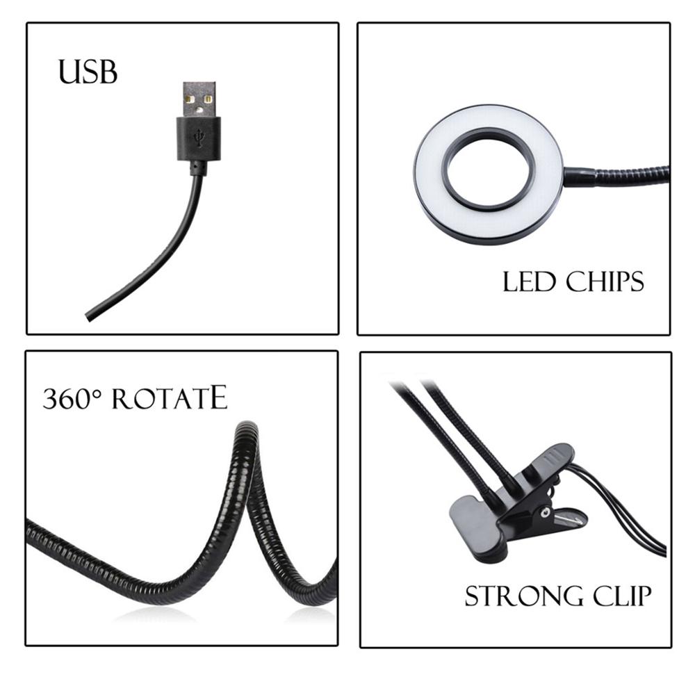 Led clamp plant growth lamp USB dimming timing