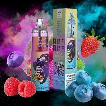 Blueberry on Ice Vape Randm Tornado 7000