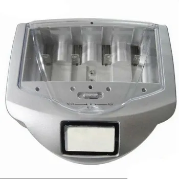 Lcd 6 Bank Smart Quick Alkaline Battery Recharger / Discharger With Lcd Display