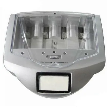 Lcd 6 Bank Smart Quick Alkaline Battery Recharger / Discharger With Lcd Display