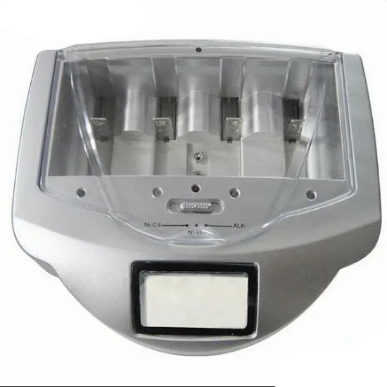Lcd 6 Bank Smart Quick Alkaline Battery Recharger / Discharger With Lcd Display