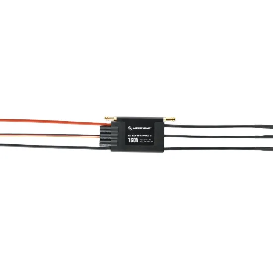 Original Hobbywing Bootsregler 160A BEC 4A 2-6s BL Motor ESC HV BEC for RC R/c Racing Boat have in stock