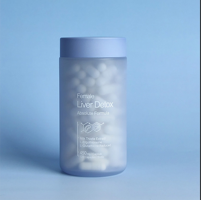 Light blue glass jar2