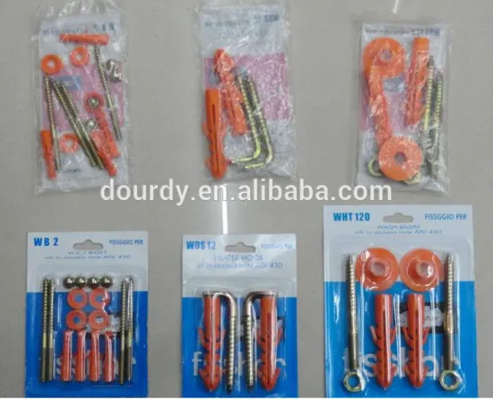 toilet fixing screw sanitary ware screws WHT120 WDS12 WB2 WASH SCREW SET
