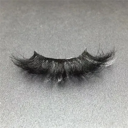 la colors mink lashes 25mm white mink lashes