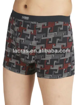 Good handfeel printing men's boxer men's underwear