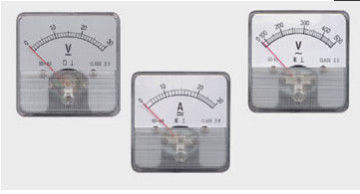 Micro Square Digital Dc Voltmeter Panel Meter , Class 2.5 Moving Coil Instrument Dc Ammeter