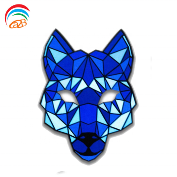 Hot Sale Sound Activated LED Glow Face Mask for Cosplay and Halloween