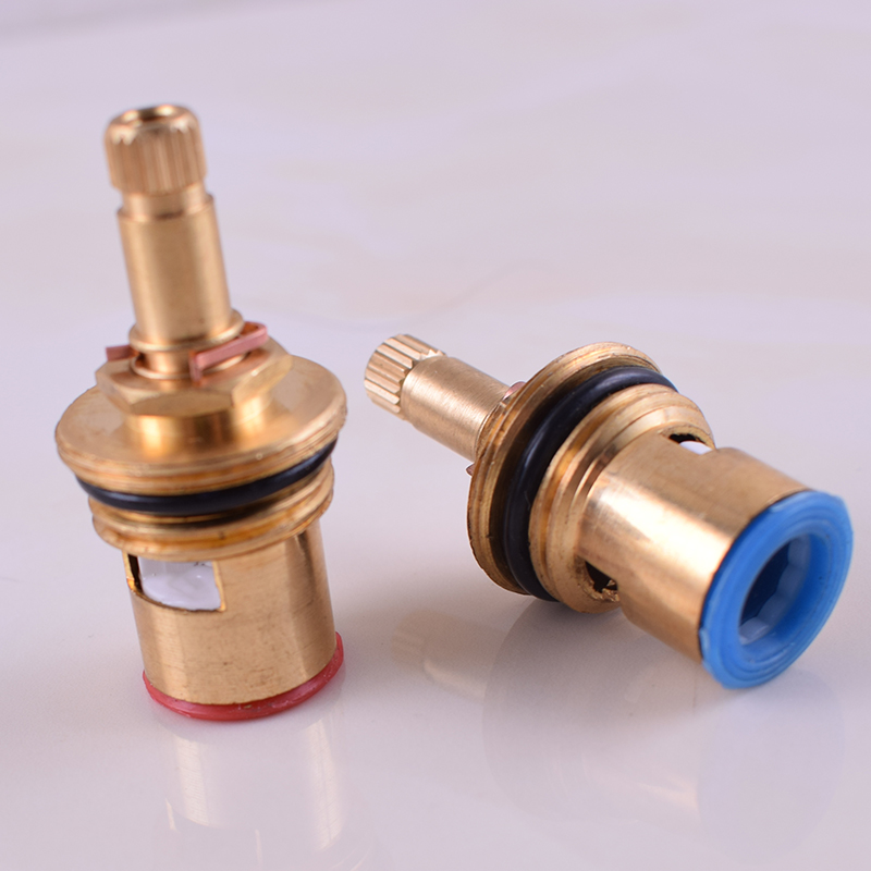 Faucet Cartridge Brass Ceramic Faucet Cartridges Hot and Cold Water Quick Opening Shower Faucet Valve Core Fittings Accessories