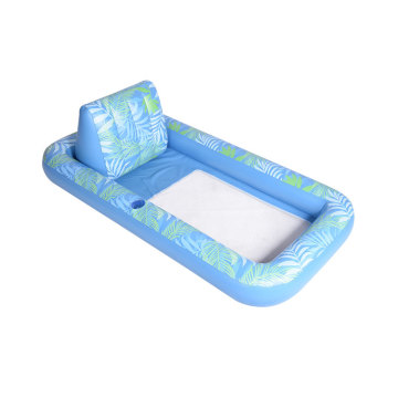 Custom pool float with mesh inflatable beach floats