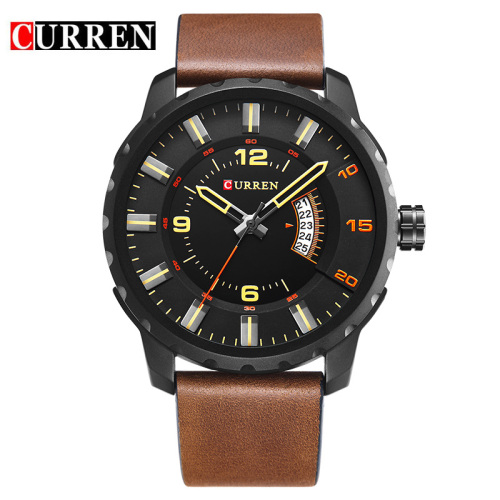 Casual Fashion Leather Waterproof Quartz Watches