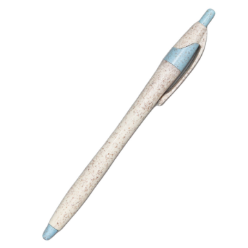 Eco Friendly Wheat Straw Material Retractable Ballpoint Pen