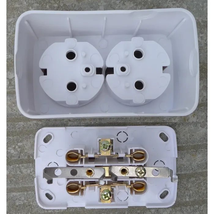 Европейский одноклавишный настенный выключатель поверхностного монтажа S6001