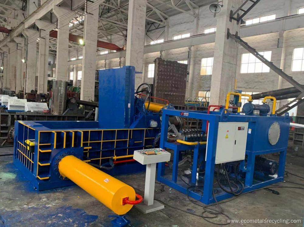 Scrap Metal Baler For Recycling Steel Aluminum Iron