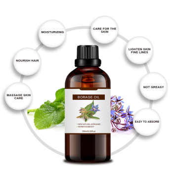 Cold Pressed Skincare Hair Care Borage Essential Oil