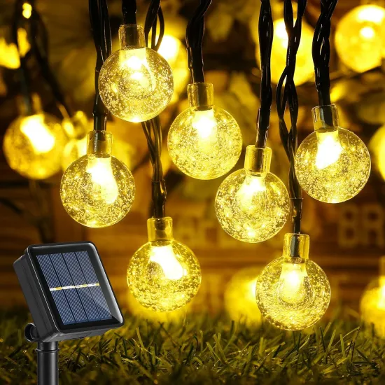 Factory Waterproof Outdoor Solar String Lights for Garden, Yard, and Holiday Decor