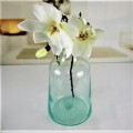 Green Bubble Recycled Bud Flower Crystal Glass Vase