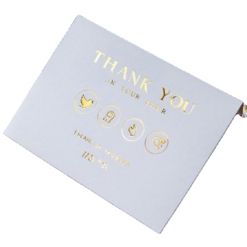 Custom Foil Thank You Cards for Small Businesses