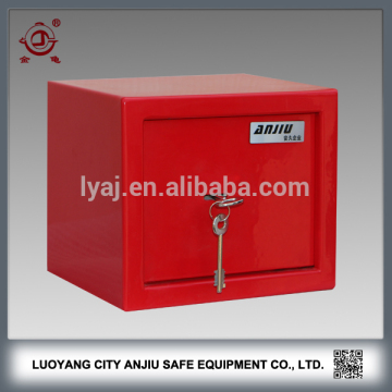 mini mechanical wall mounted safe box with leaf shape keys
