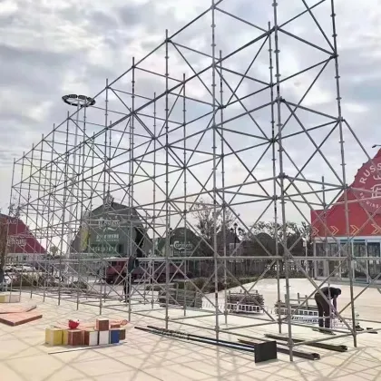 Layher Scaffolding for Stage