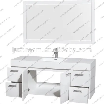 Bathroom Vanity Set- Espresso, Single Mirror, Phoenix Stone Top