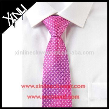 100% Handmade Perfect Knot Woven Silk Skinny Mens Tie