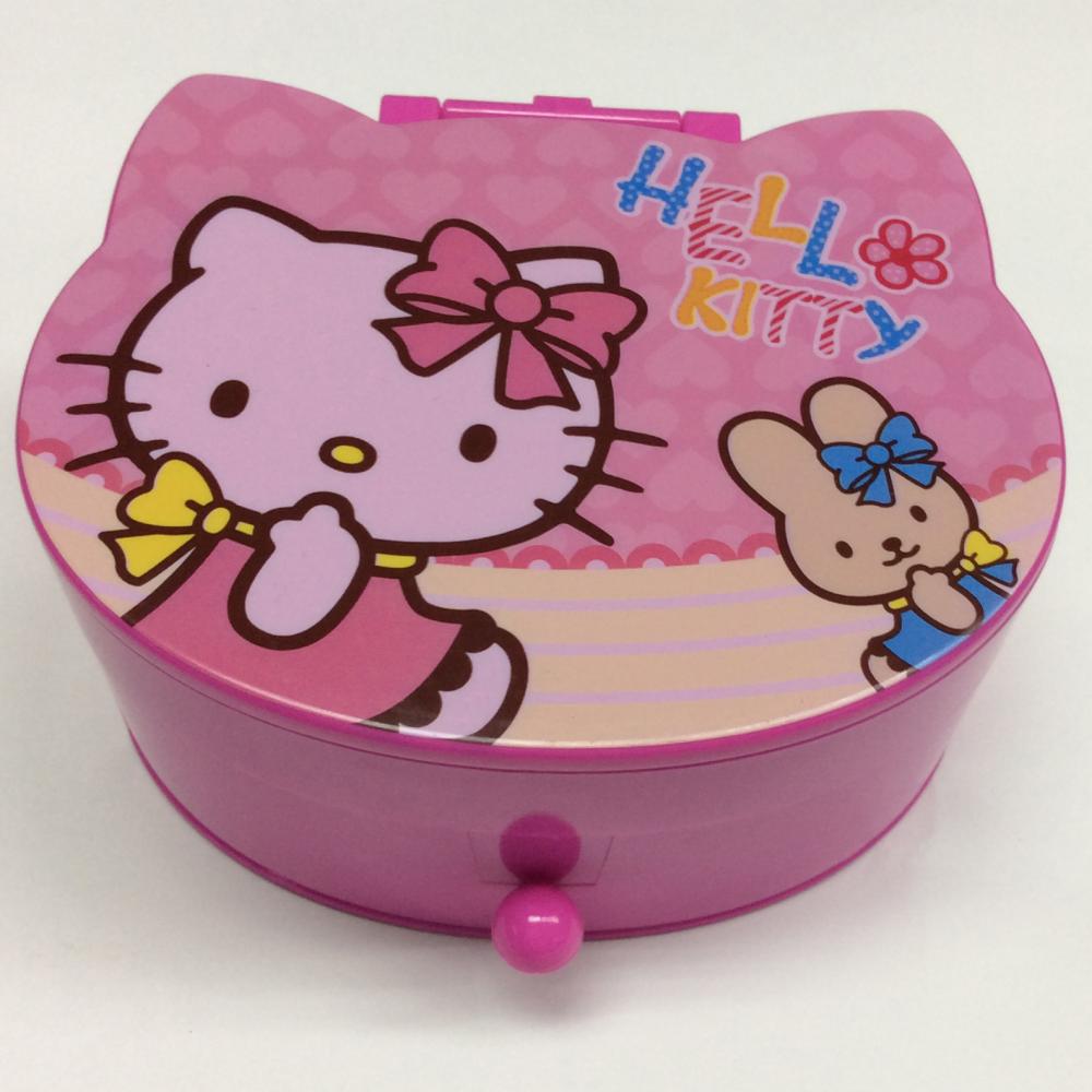 Pink Jewelry Box With Mirror