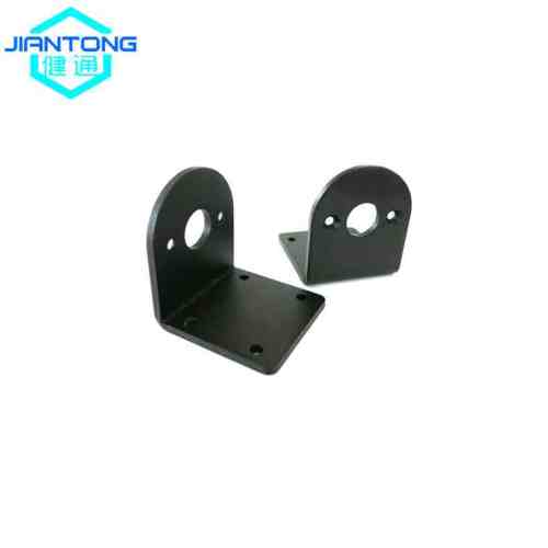 Bracket with Black Coating Metal Stamping And Bending Bracket With Black Coating Factory