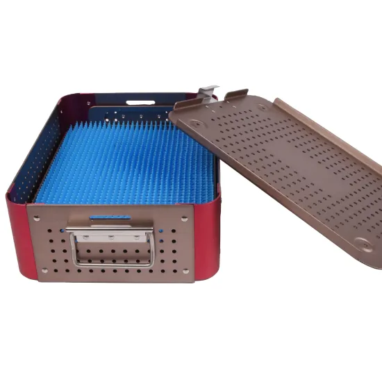 Endoscope Sterilization Box: Autoclavable Stainless Steel Container for Medical Devices