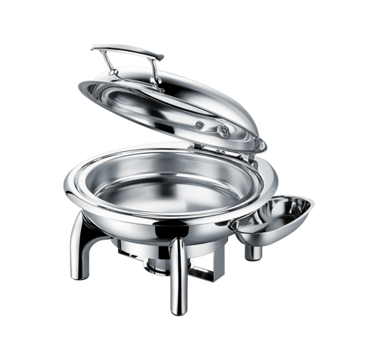 Fogão buffet de aço inox com fogão