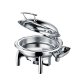 Stainless steel buffet stove with stove