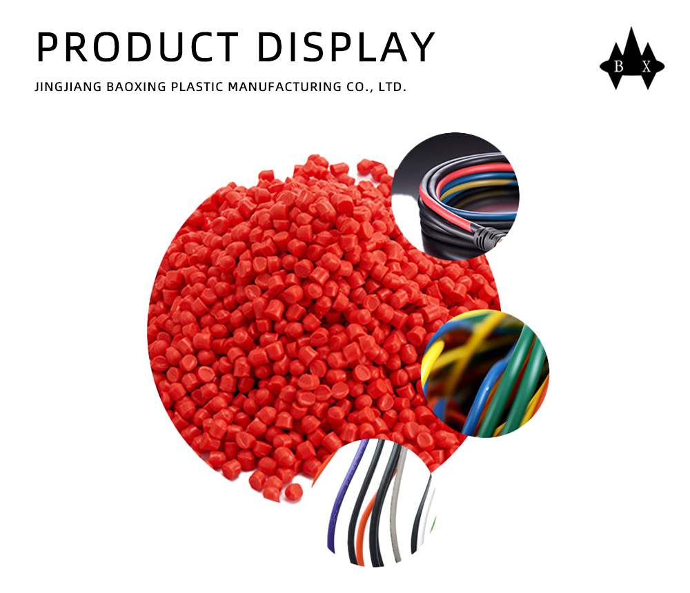 Red PVC Plastic Pellets for Cable Insulation x