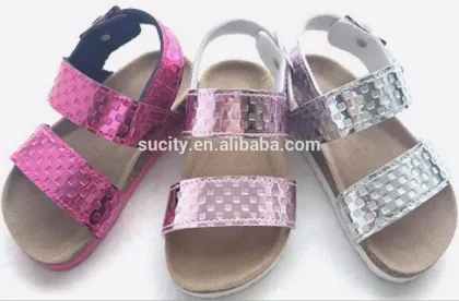 wholesale kids comfortable cork sole sandals