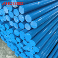 Синий круглый стержень из полиэтилена высокой плотности HDPE