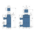 Double Acting Hydraulic Jack Cylinder 10 Tons