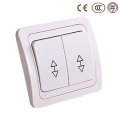 COSWALL EU / Russia Standard Wall Switch, 2 Gang 2 Way, Ivory White, Light Switch, AC 110~250V