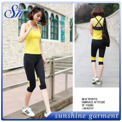 2017 custom fitness apparel wholesale women yoga pants