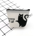 Cartoon cat style silicon cion purse