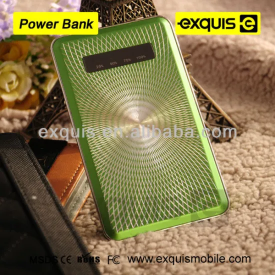 High quality factory price card sized mobile Charger Slim Power Bank 5000 mAh