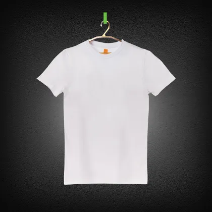 New custom design t-shirt, printing white blank man t-shirt