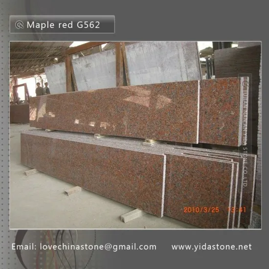 g562 red granite slab