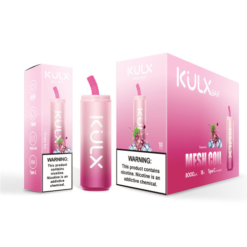 Одноразовая бутылка Vape Kulx 8000 Puffs France