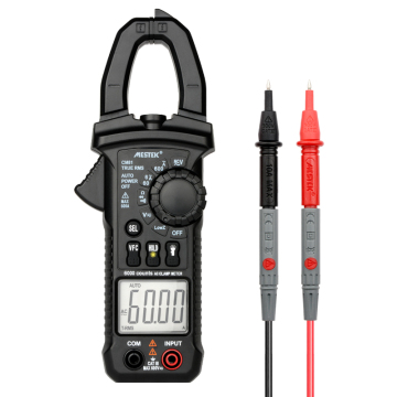 CM81 Digital Clamp Meter: True RMS Multimeter with 6000 Counts and NCV Testerd